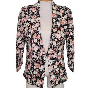 Klass Floral 3/4 Sleeve Blazer/Jacket